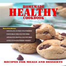 Looking for healthy recipes to give your family great homemade meals. Homemade Healthy Cookbook is recipes for meals and desserts, Plus 12 healthier way to satisfy your sweet tooth.