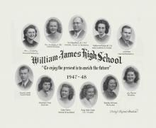 1947-1948 William James High School