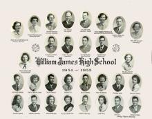 1951-1952 William James High School