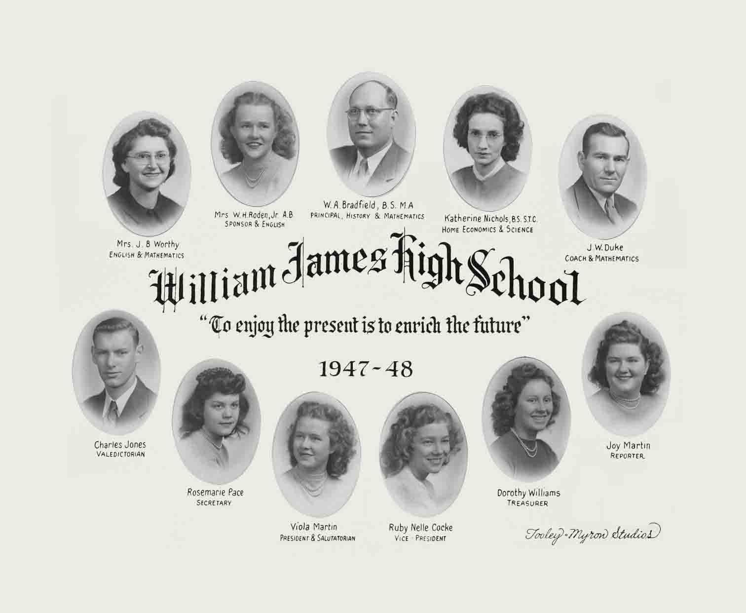 19471948 William James High School Printcuda